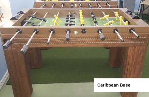 Caribbean Base Outdoor Foosball Table from R&R Outdoors All Weather Billiards