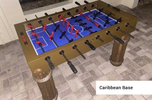Caribbean Base Outdoor Foosball Table from R&R Outdoors All Weather Billiards