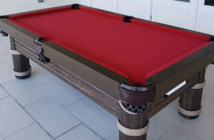 Caribbean custom pool table in Southwest Florida outdoor living space | R&R Outdoors All Weather Billiards