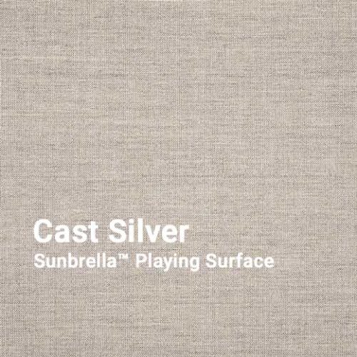 Cast Silver genuine Sunbrella™ fabric for playing surface on Tommy Bahama Pool Table by R&R Outdoors
