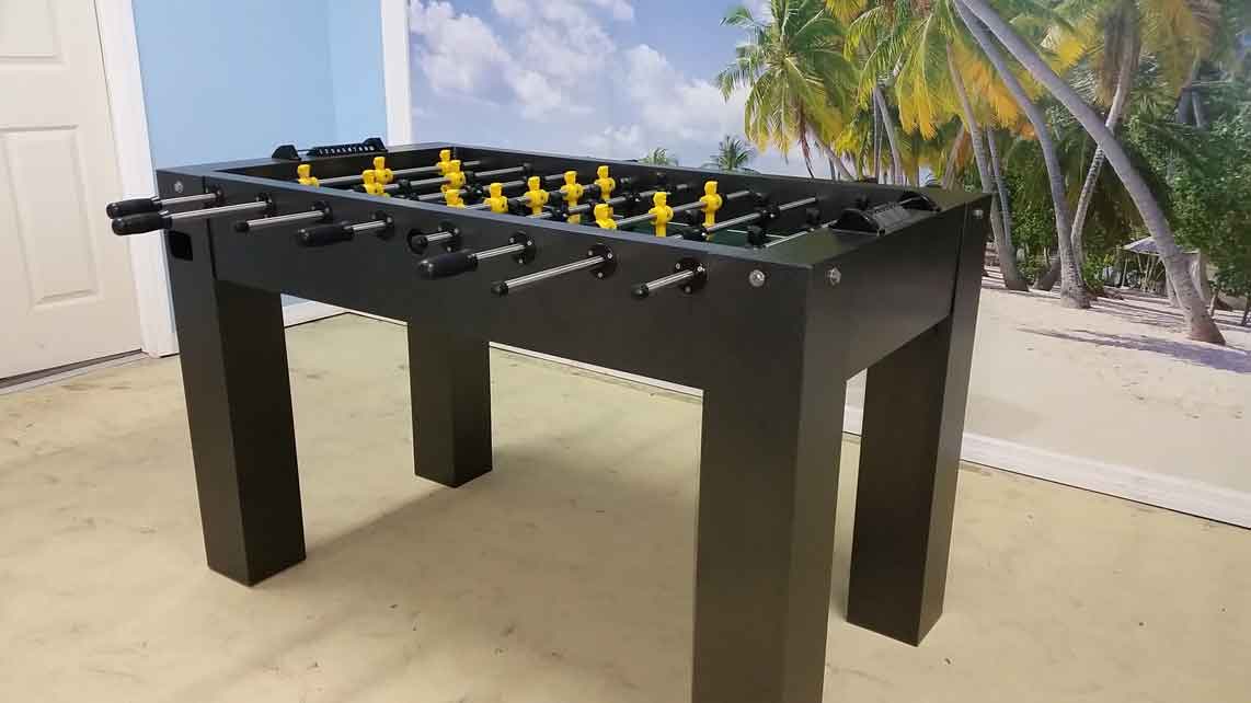 Silver vein custom outdoor foosball game table from R&R Outdoors All Weather Billiards