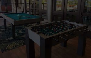 Outdoor pool and foosball game tables by R&R Outdoors All Weather Billiards