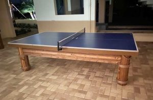 Caribbean Style Outdoor table tennis game table by R&R Outdoors All Weather Billiards