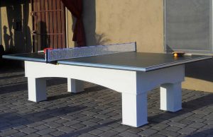 Custom outdoor table tennis game table from R&R Outdoors All Weather Billiards