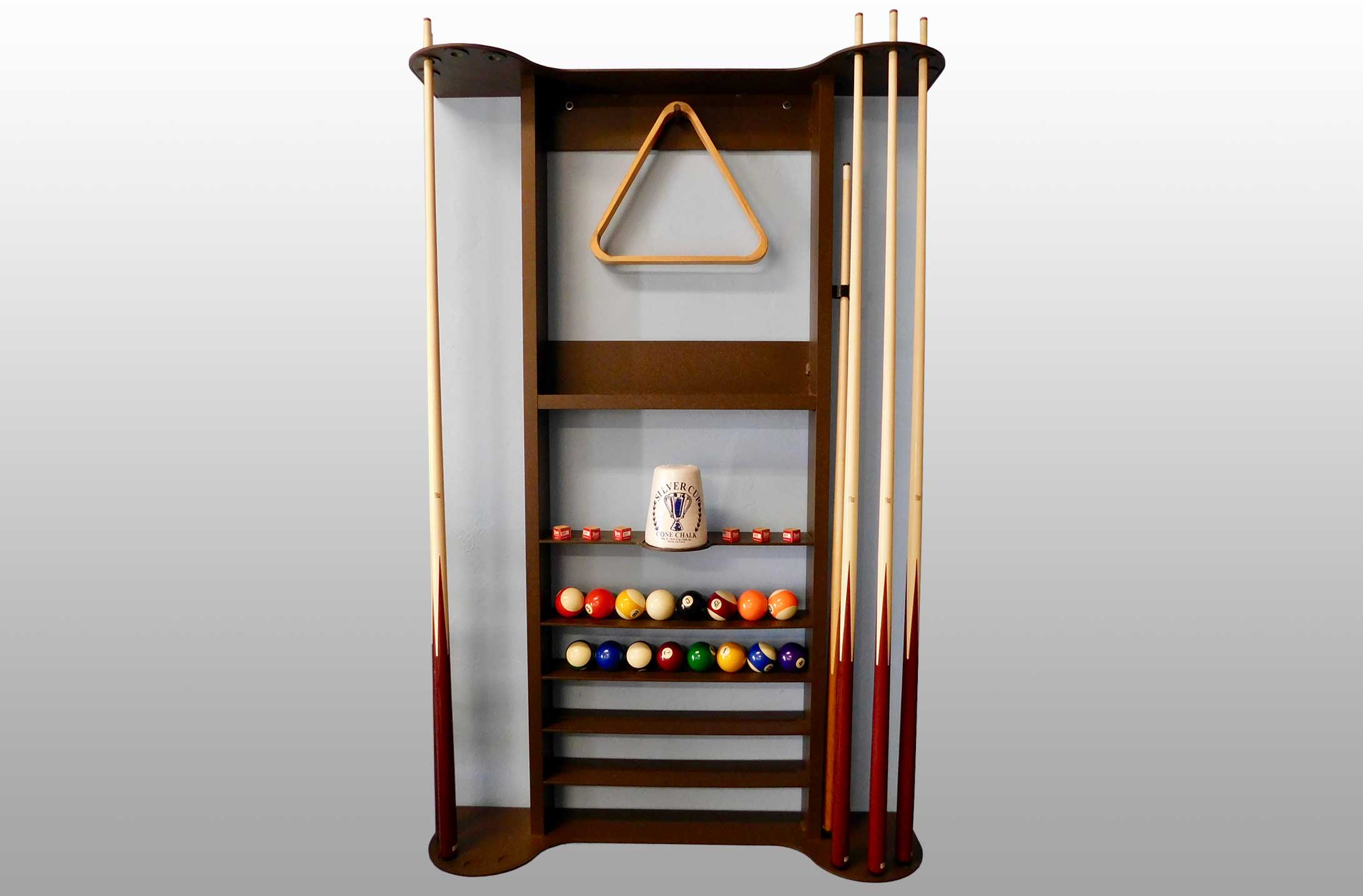 Details about   Wood Pool Cue Rack Stick Holder Wall Mount Holder Billiard Table Accessories US 